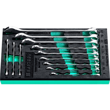 KRAFTOOL  12 шт, 6 - 22 мм, набор комбинированных гаечных ключей (27079-H12E) 27079-H12E