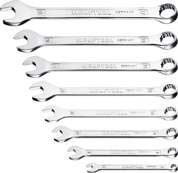 KRAFTOOL  8 шт, 8 - 19 мм, набор комбинированных гаечных ключей (27079-H8C) 27079-H8C_z01