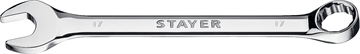STAYER  HERCULES, 17 мм, комбинированный гаечный ключ, Professional (27081-17) 27081-17_z01