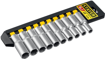 STAYER  RSS 10LD, 10 предм., (1/2″), набор торцовых головок (27756-H10) 27756-H10