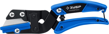 ЗУБР  Универсал, для пластмассовых и резиновых профилей, угловые ножницы со сменным трапециевидным лезвием, Профессионал (23371) 23371