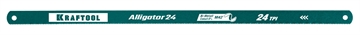 KRAFTOOL  Alligator-24, 24 TPI, 300 мм, биметталическое гибкое полотно по металлу (15942-24-S10) 15942-24-S10