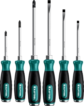 KRAFTOOL  Impact, 6 шт, набор ударных отверток (25025) 25025