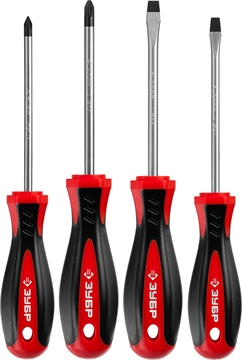 ЗУБР  4 шт, набор отвёрток (25065-H4) 25065-H4_z03