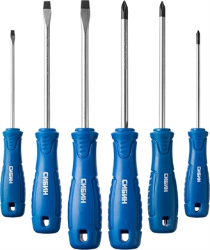 СИБИН  6 предм, набор отверток (25086) 25086