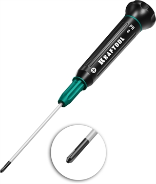 KRAFTOOL  Precision PH0, отвертка для точных работ (25682-0) 25682-0