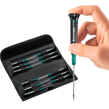 KRAFTOOL  Precision-12, 12 предм., для точных работ, набор отверток (25689) 25689