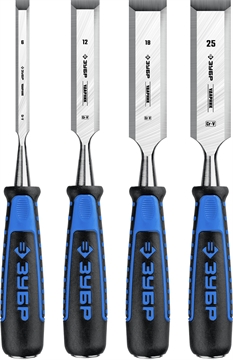 ЗУБР  Ударник, 4 предм, набор стамесок-долот, Профессионал (18097-H4) 18097-H4