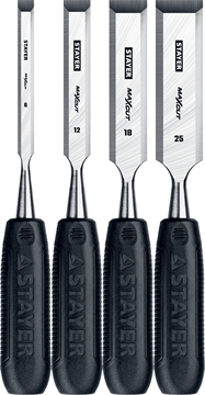 STAYER  Max-Cut, 4 предм, набор стамесок (1820-H4) 1820-H4