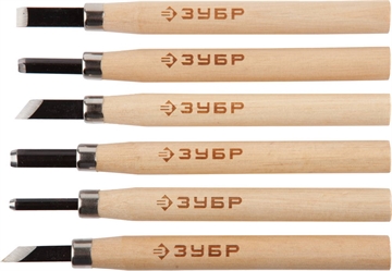 ЗУБР  6 предм, фигурные резцы (18375-H6) 18375-H6