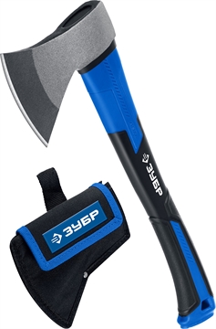 ЗУБР  Фибергласс Плюс, 600/900 г, с чехлом, 380 мм, кованый топор, Профессионал (2061-06D) 2061-06D_z02