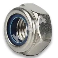 Гайка шестигранная с нейлоновым кольцом А4 кл. прочности 80 M 18 108054