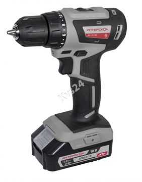Аккумуляторная дрель-шуруповерт ИНТЕРСКОЛ ДА-10/18В 42 МиниМАКС 16999