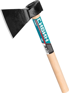 СИБИН  Турист, 600/800 г, 390 мм, кованый топор с округлым лезвием (20673) 20673