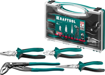 KRAFTOOL  4 предм., набор губцевого инструмента (22012) 22012