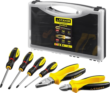 STAYER  Hercules, 6 предм., набор губцевого инструмента (2202-H6) 2202-H6