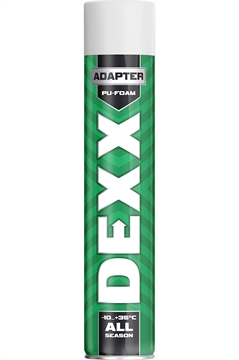 DEXX  ADAPTER, 750 мл, адаптерная, выход до 25 л, монтажная пена (41123) 41123