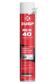 ЗУБР  STD, 750 мл, адаптерная, всесезонная, SVS, монтажная пена (41143) 41143_z01