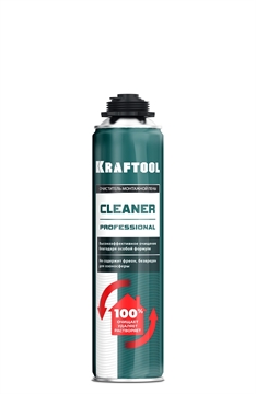 KRAFTOOL  CLEANER, 500 мл, очиститель монтажной пены (41189) 41189_z01