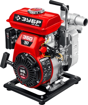 ЗУБР  350 л/мин, мотопомпа бензиновая (МП-350) МП-350