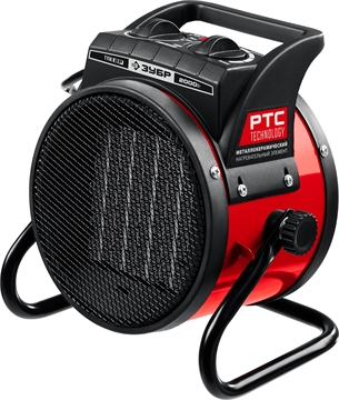 ЗУБР  2 кВт, электрическая тепловая пушка (ТПК-2Р) ТПК-2Р