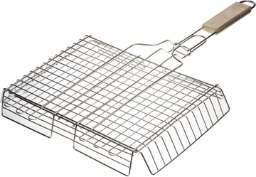 GRINDA  Barbecue, 340 х 260 мм, нержавеющая сталь, объемная решетка-гриль (424732) 424732