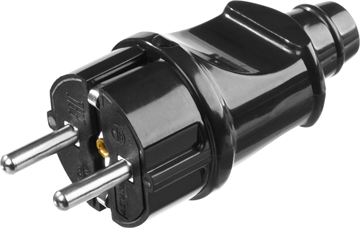 STAYER  MAXElectro, черная, 16 А/220 В, 1300 Вт, прямая вилка (55160-B) 55160-B