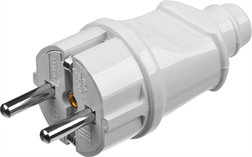 STAYER  MAXElectro, белая, 16 А/220 В, 1300 Вт, прямая вилка (55160-W) 55160-W