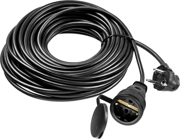 ЗУБР  КГ-325-Ш, КГ, 3 х 2.5 мм2, 20 м, IP44, 4000 Вт, силовой удлинитель-шнур, Профессионал (55017-20) 55017-20