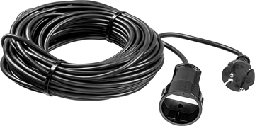 ЗУБР  ПВС-207-Ш, ПВС, 2 x 0.75 мм2, 20 м, 2200 Вт, силовой удлинитель-шнур (55023-20) 55023-20