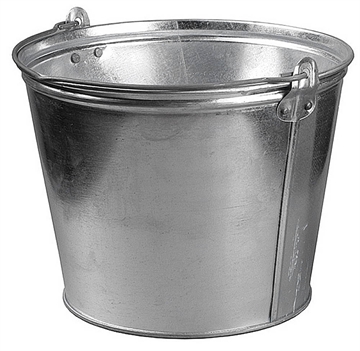 12 л, для непищевых продуктов, оцинкованное ведро (39300-12) 39300-12