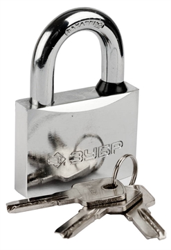 ЗУБР  60 мм, закаленная дужка, навесной замок (37227-60) 37227-60