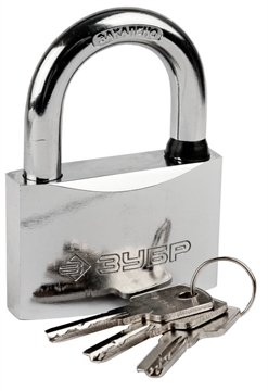 ЗУБР  70 мм, закаленная дужка, навесной замок (37227-70) 37227-70