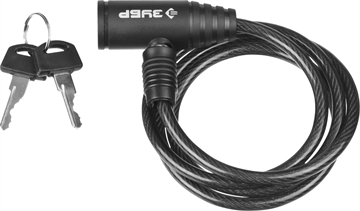 ЗУБР  950 мм, d 6 мм, 2 ключа, тросовый замок (37269-95) 37269-95