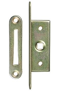 ЗВ-1, покрытие цинк, врезной оконный замок (37723) 37723