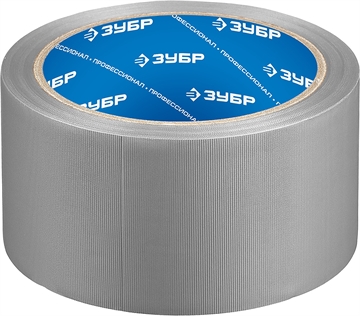 ЗУБР  Рефил, 50 мм, 25 м, серая, универсальная, клейкая лента ПВХ, Профессионал (12075-50-25) 12075-50-25