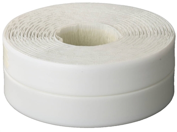 STAYER  3.35 м x 40 мм x 3.35 м, профиль L, белая, бордюрная лента для ванн и раковин, Professional (12341-20-20) 12341-20-20