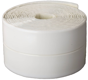 STAYER  3.35 м x 60 мм x 3.35 м, профиль L, белая, бордюрная лента для ванн и раковин, Professional (12341-30-30) 12341-30-30