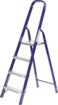 СИБИН  4 ступени, 82 см, стальная стремянка (38803-04) 38803-04