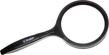 ЗУБР  для чтения, 3-х/5-ти кратное увеличение, d 75 мм, лупа (40540-75) 40540-75