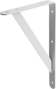 STAYER  300 х 200 х 30 х 4 мм, белый, усиленный уголок-кронштейн (37422-1) 37422-1