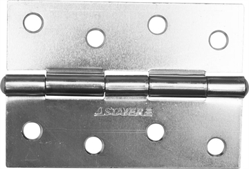 STAYER  100 x 70 х 1.8 мм, цвет белый цинк, карточная петля (37611-100-1) 37611-100-1