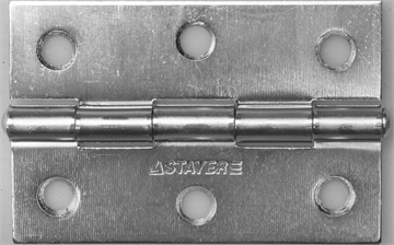 STAYER  75 x 50 х 1.6 мм, цвет белый цинк, карточная петля (37611-75-1) 37611-75-1