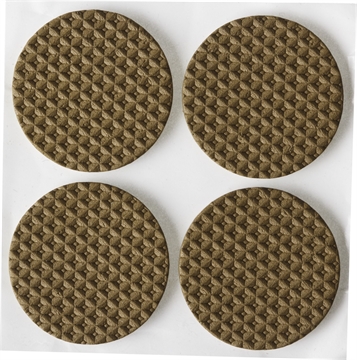 STAYER  d 35 мм, 4 шт, коричневые, ЭВА, мебельные накладки (40914-35) 40914-35