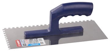 ЗУБР  130 х 280 мм, зуб 6 х 6 мм, штукатурная гладилка, Профессионал (0804-06) 0804-06