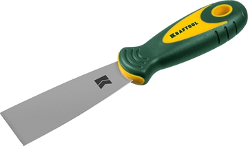 KRAFTOOL  40 мм, х-образное профилированное полотно, двухкомпонентная ручка, нержавеющий, шпатель (10035-040) 10035-040