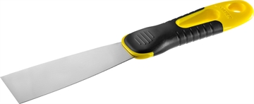 STAYER  PROFlat, 40 мм, х-образное профилированное полотно, облегченная двухкомпонентная ручка, нержавеющий шпатель, Professional (10045-04) 10045-04