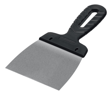 ЗУБР  100 мм, пластиковая ручка, нержавеющий, шпатель (10077-10) 10077-10