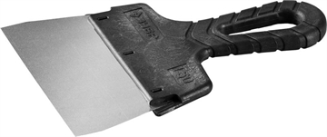 ЗУБР  150 мм, пластиковая ручка, нержавеющий, фасадный шпатель (10077-15) 10077-15