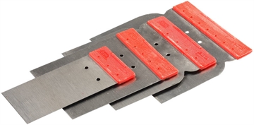 STAYER  в наборе, 4 шт: 50, 80, 100, 120 мм, стальные, поверхностные шпатели (1011-H4) 1011-H4